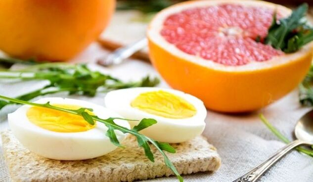 grapefruit and egg for the maggi diet