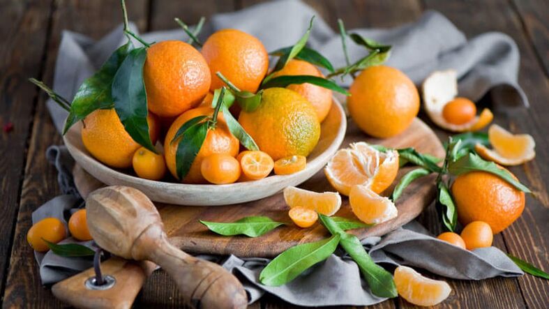 With diabetes mellitus, you can not eat tangerines. 