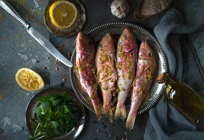 fish on the Mediterranean diet