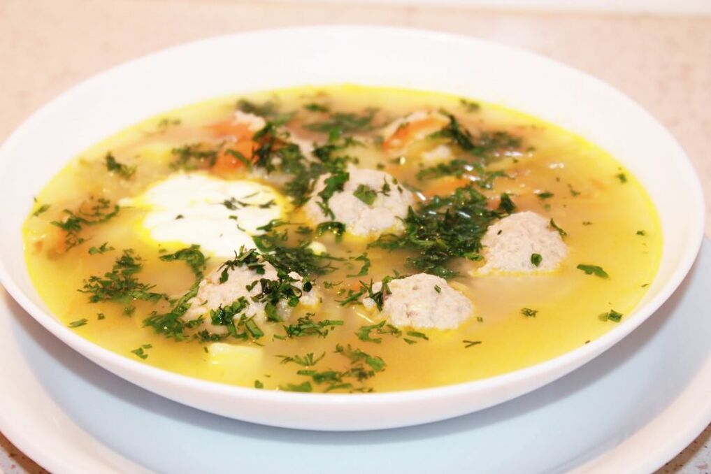 Meatball soup is ideal for the Alternation phase of the Dukan Diet